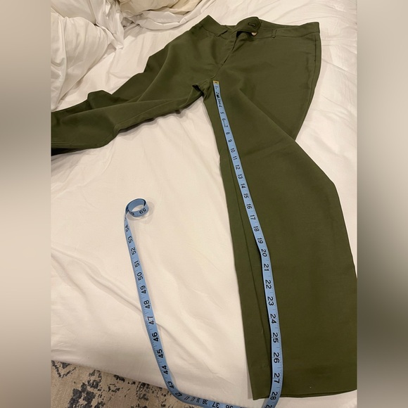 EUC Jones New York size 6 olive green slacks - Picture 7 of 10